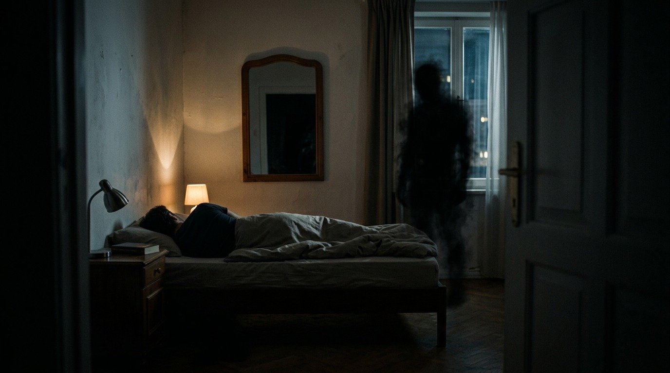 Sombra negra en mi cuarto