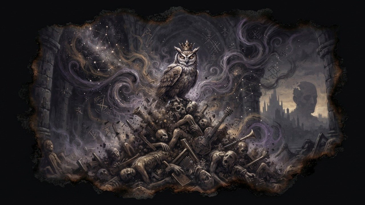 Ilustración de Stolas (demonios y espíritus malignos)