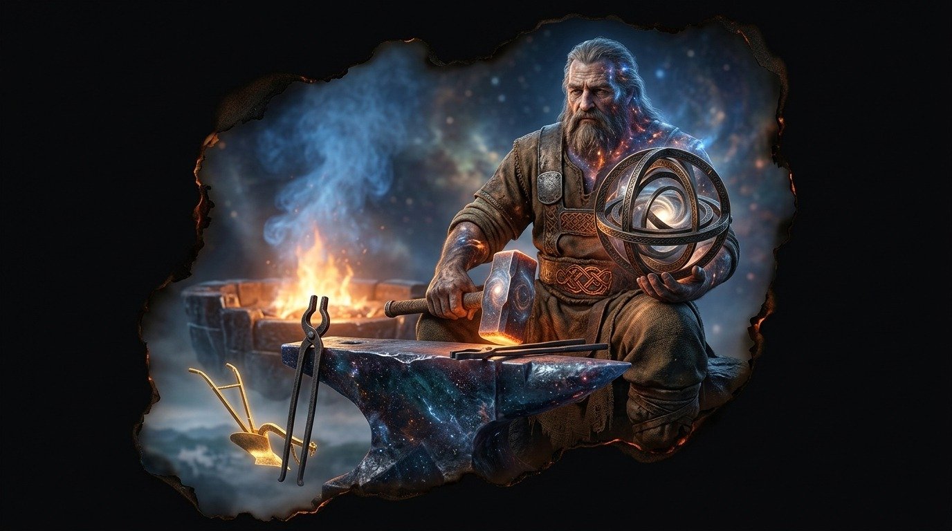 Ilustración de Svarog (dioses y deidades · deidades eslavas y bálticas)