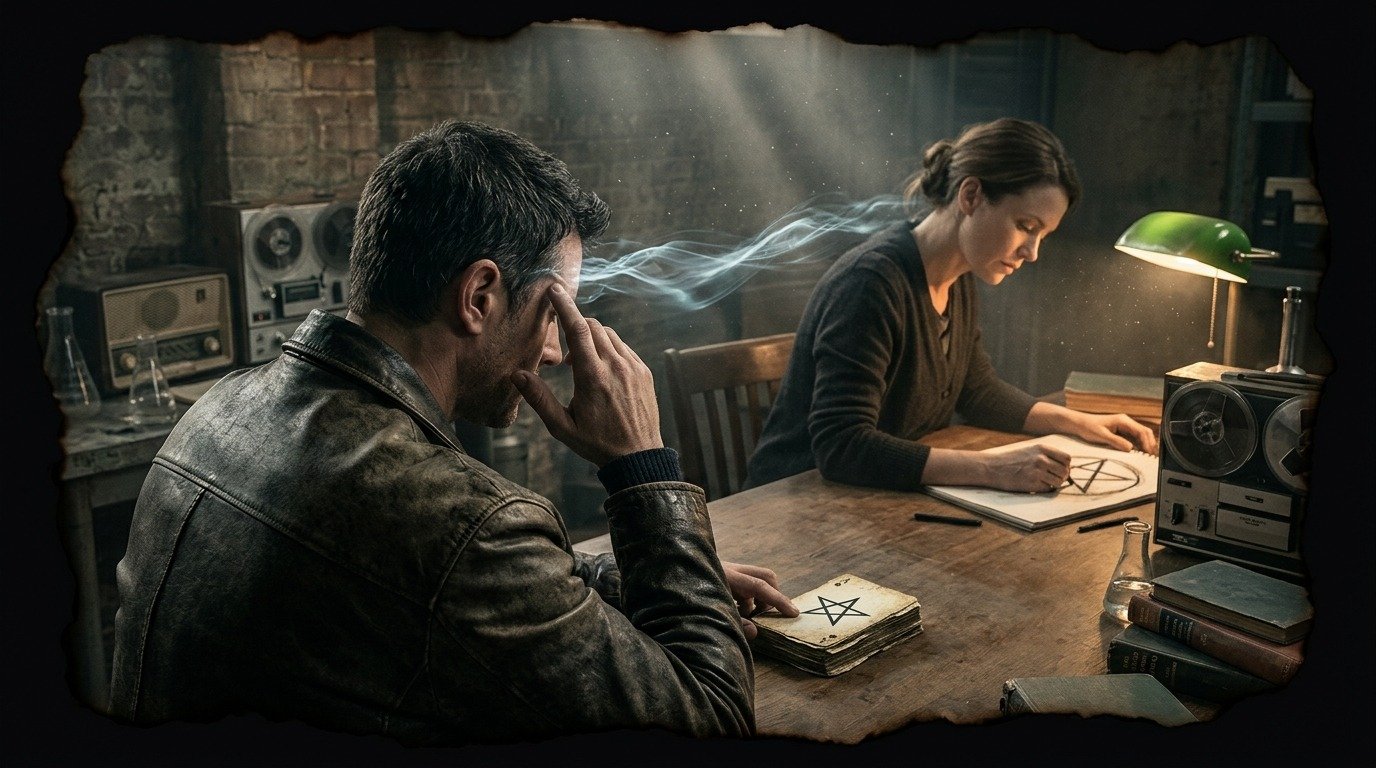 Ilustración de Telepatía (fenómenos paranormales · mente y conciencia)