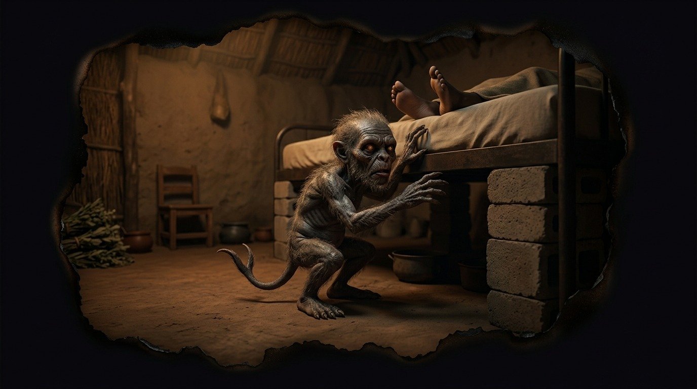 Illustration of Tokoloshe (African and Middle Eastern bestiary)