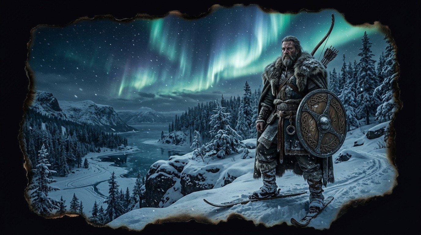 Ilustración de Ullr (dioses y deidades · deidades nórdicas)