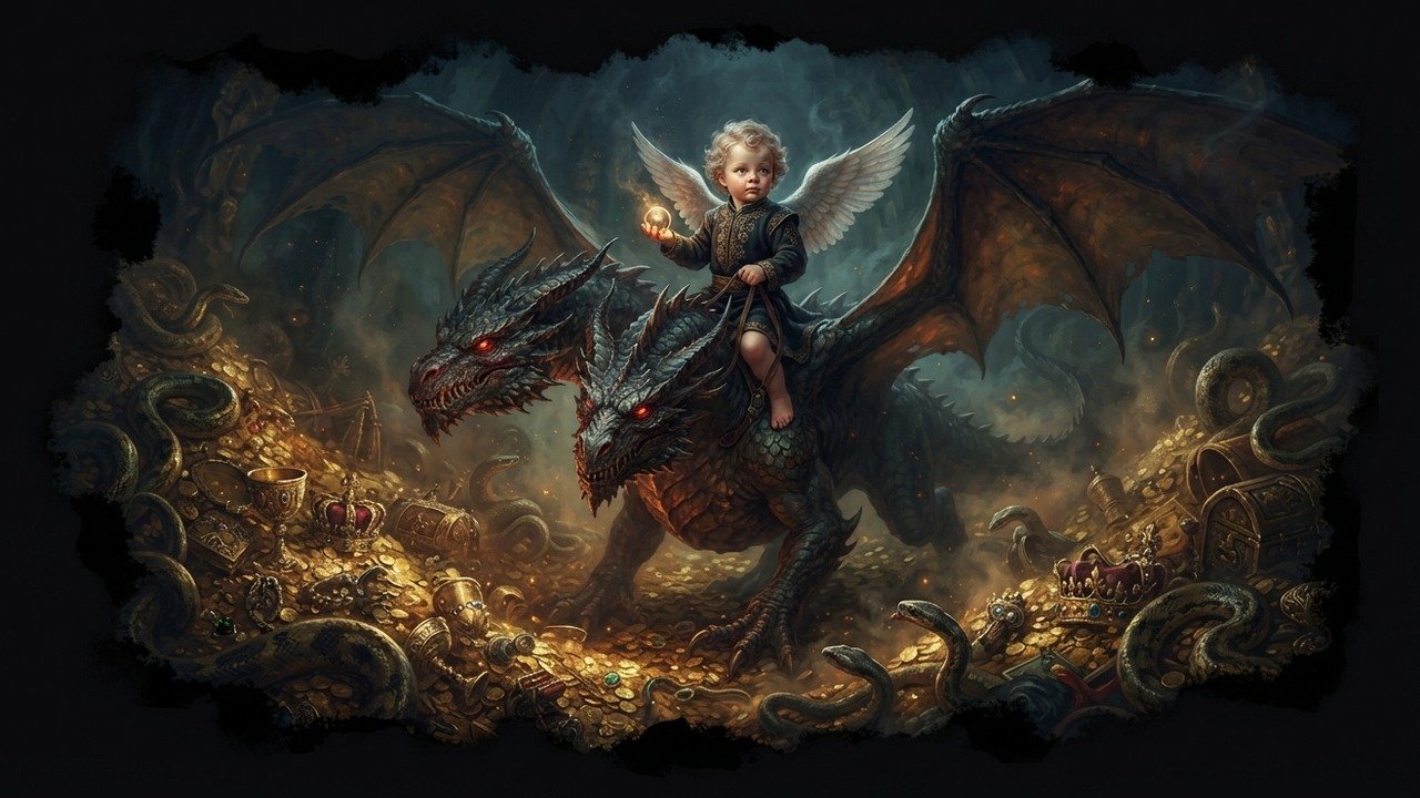 Ilustración de Valac (demonios y espíritus malignos)