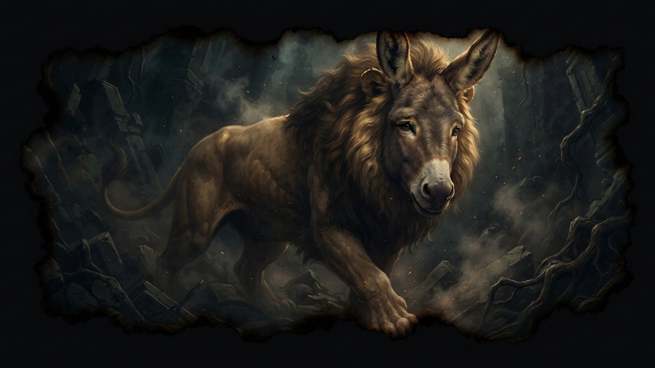 Ilustración de Valefor (demonios y espíritus malignos)