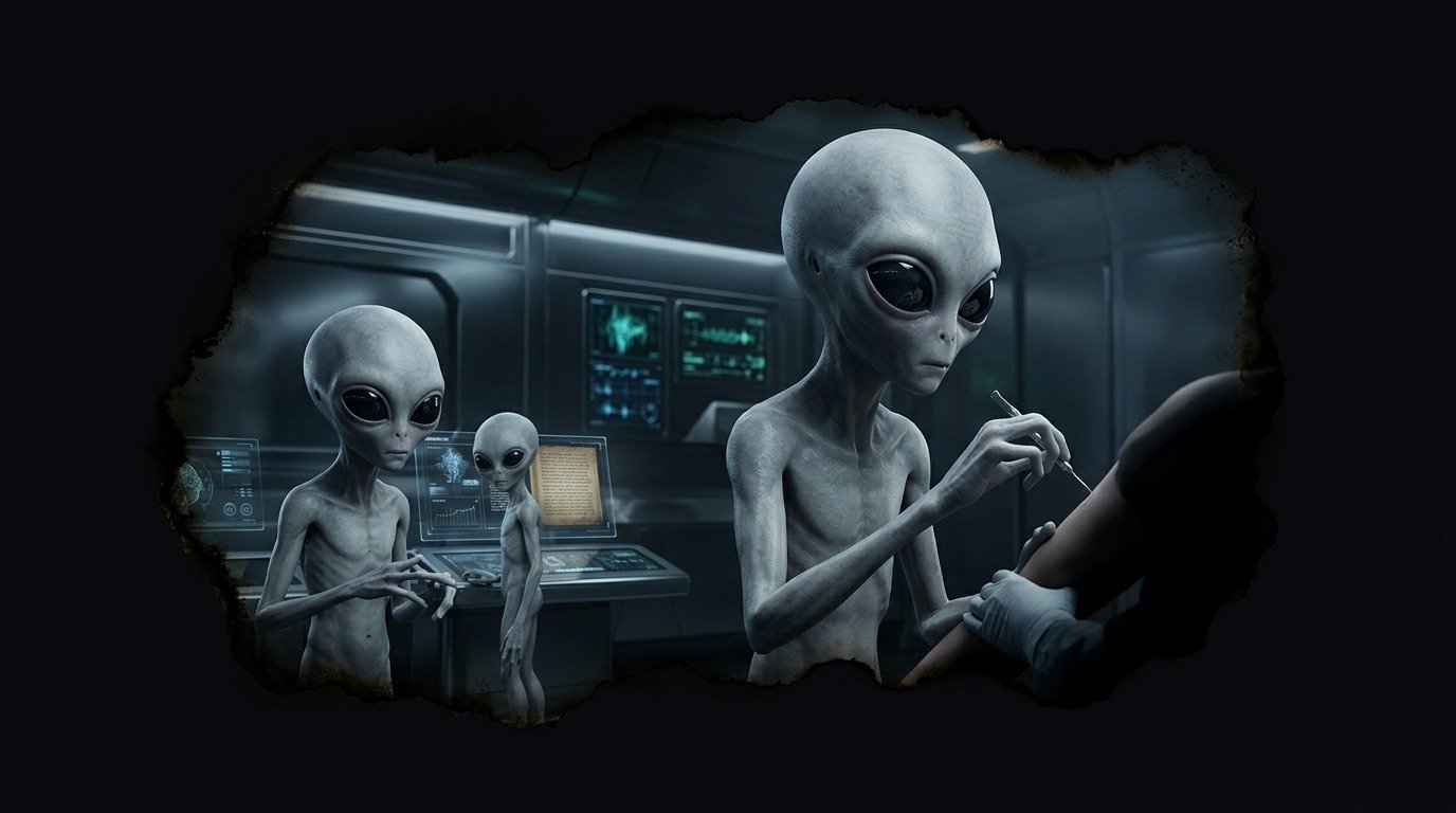 Illustration of Zeta Reticulans (ufo extraterrestrials · extraterrestrial races)
