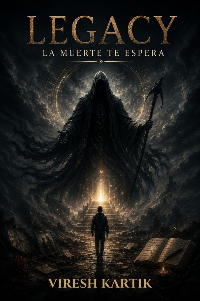 Portada de LEGACY — La Muerte te espera, de Viresh Kartik